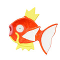 SHUNXIANG Magikarp Ceramics Dining Plate Pokémon 3D Relief Shaped Plate Anime Character Dish Porcelain Tableware Kitchen Decor