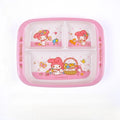 Dinner Plate for Kids Divided Dinnerware Cartoon Salad Plates Reusable Food Plate Bowl Dishwasher Safe Shatter Resistant Plates