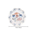 Ceramic Tableware with High Appearance British Dim Sum Plate Dessert Fruit Plate Household Cute Dinner Plate