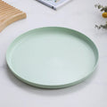 1/4/6PCS Nordic Wheat Straw Plate Fruit Plate Vegetable Plate Plastic Bone Spitting Plate Dry Fruit Plate Tableware Large Plate